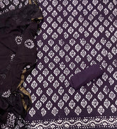 Block Print Elegant Cotton Suit Set - Yanchi